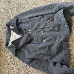 Old Navy Dark Gray Double-Breasted Jacket
